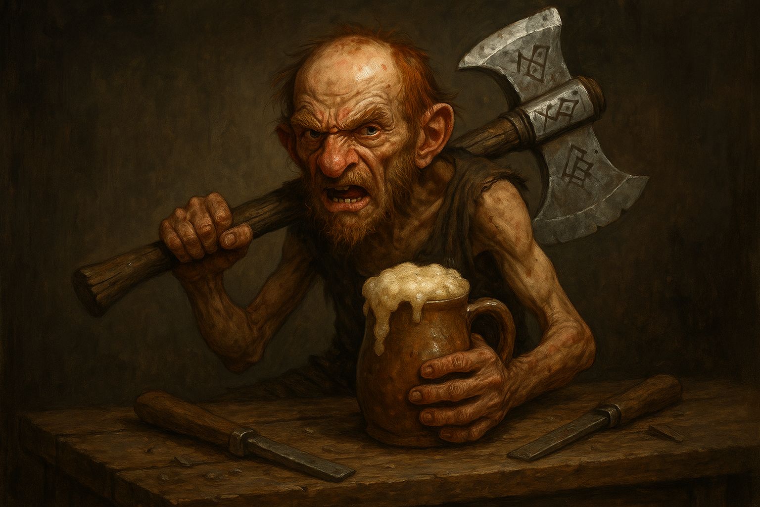 Carpenter Otto the Dwarf