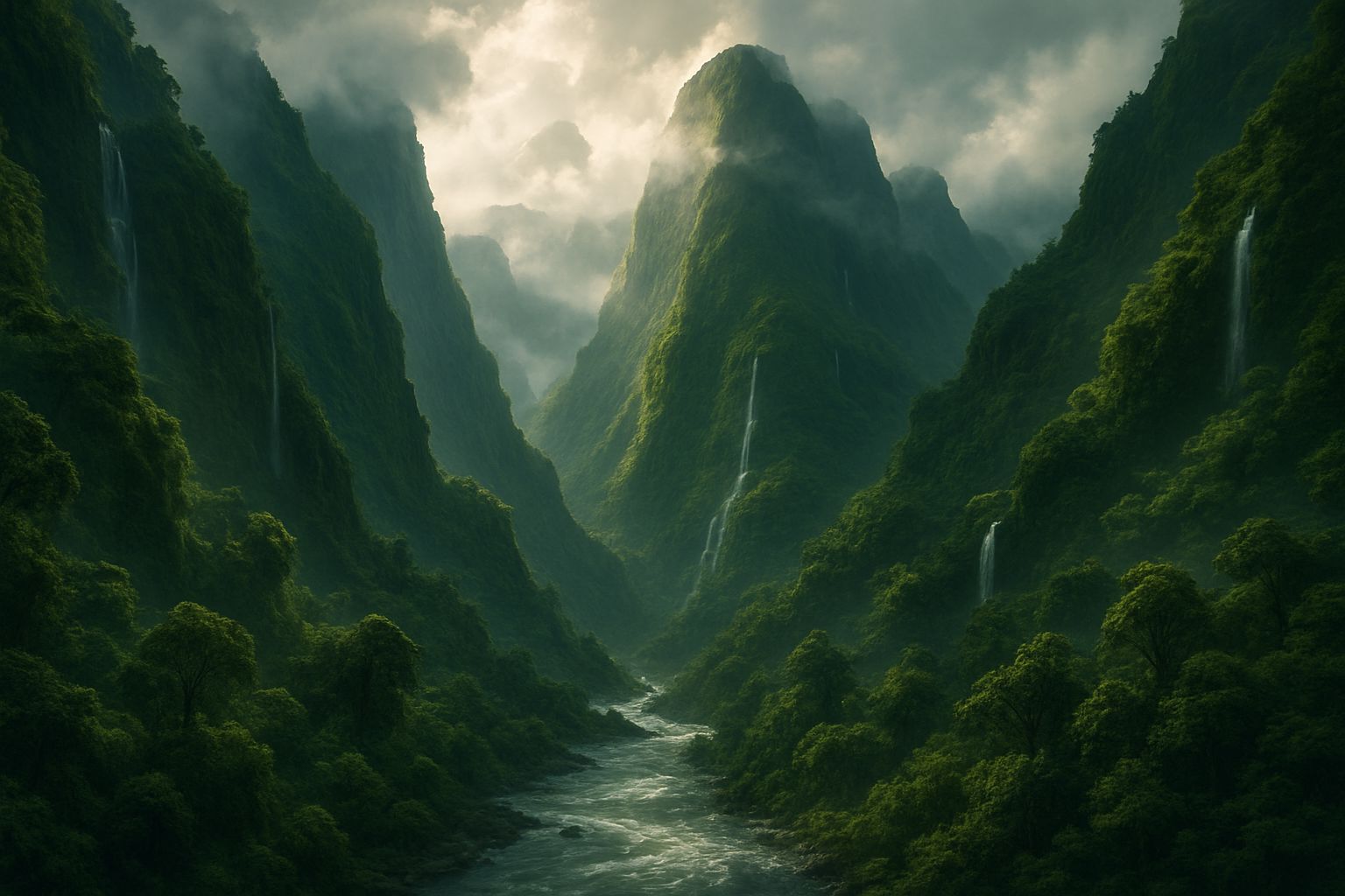 A river deep in the Montosho