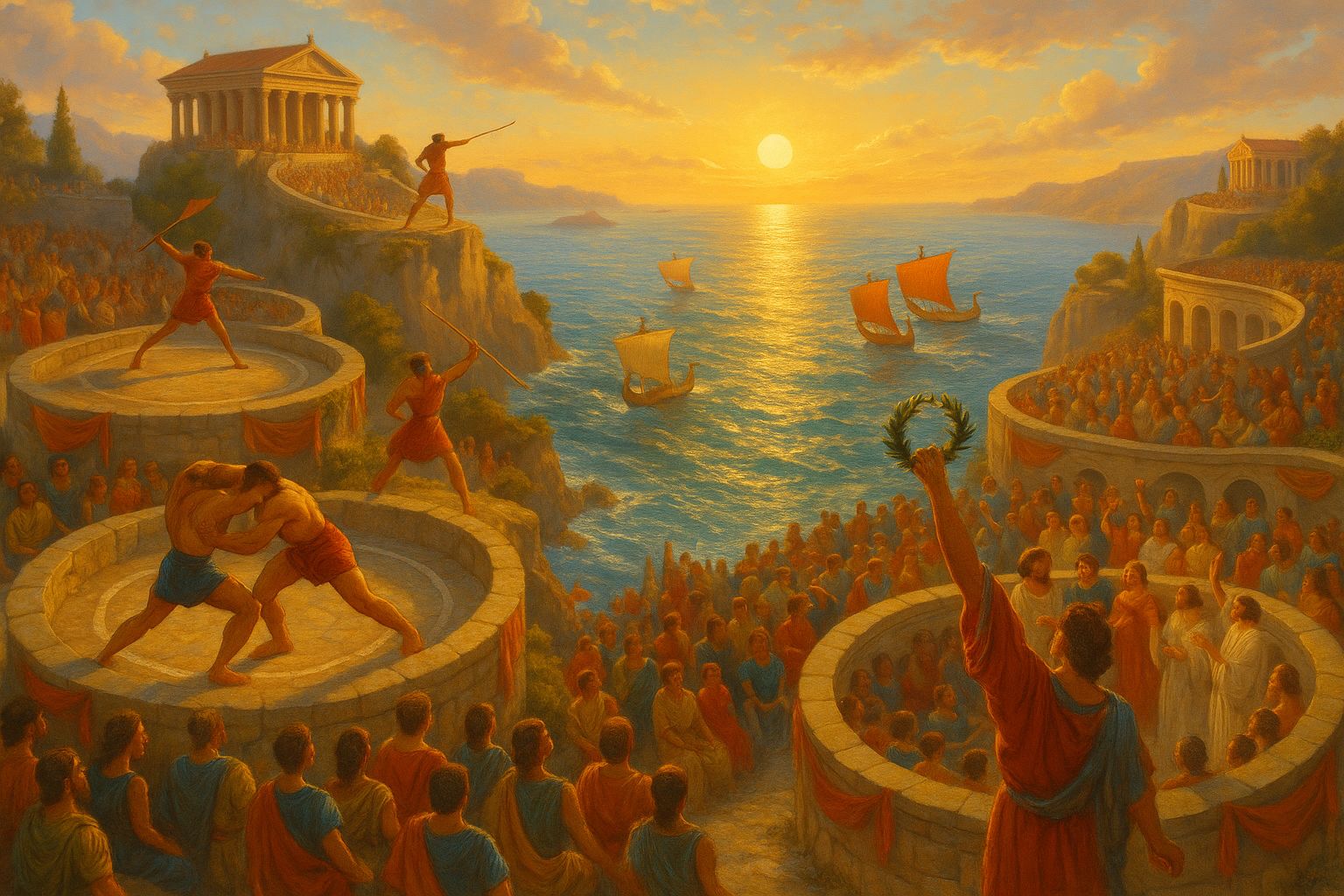 Artist's depiction of the Great Games