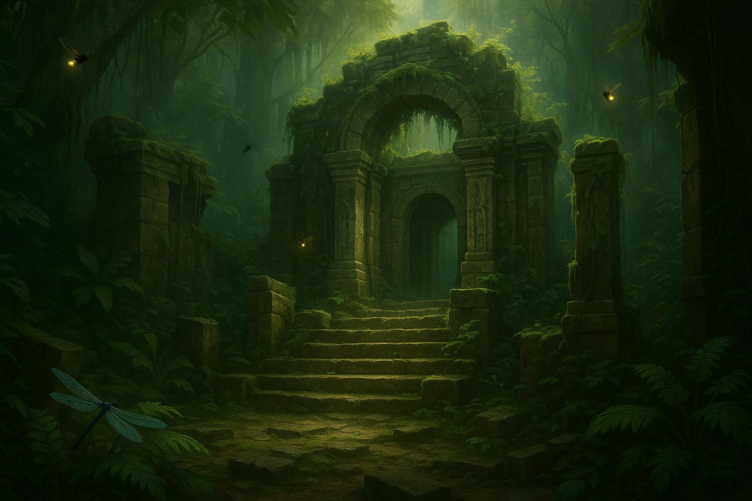 Ruins in the jungle