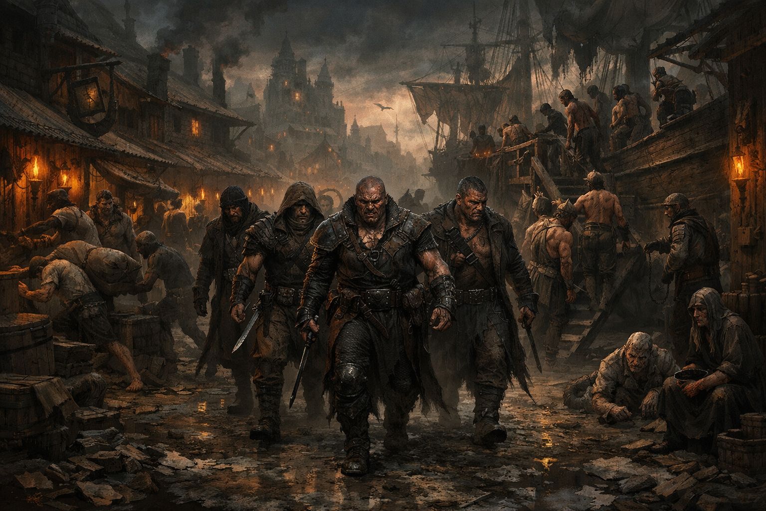 Port Iron is a cruel, dirty place