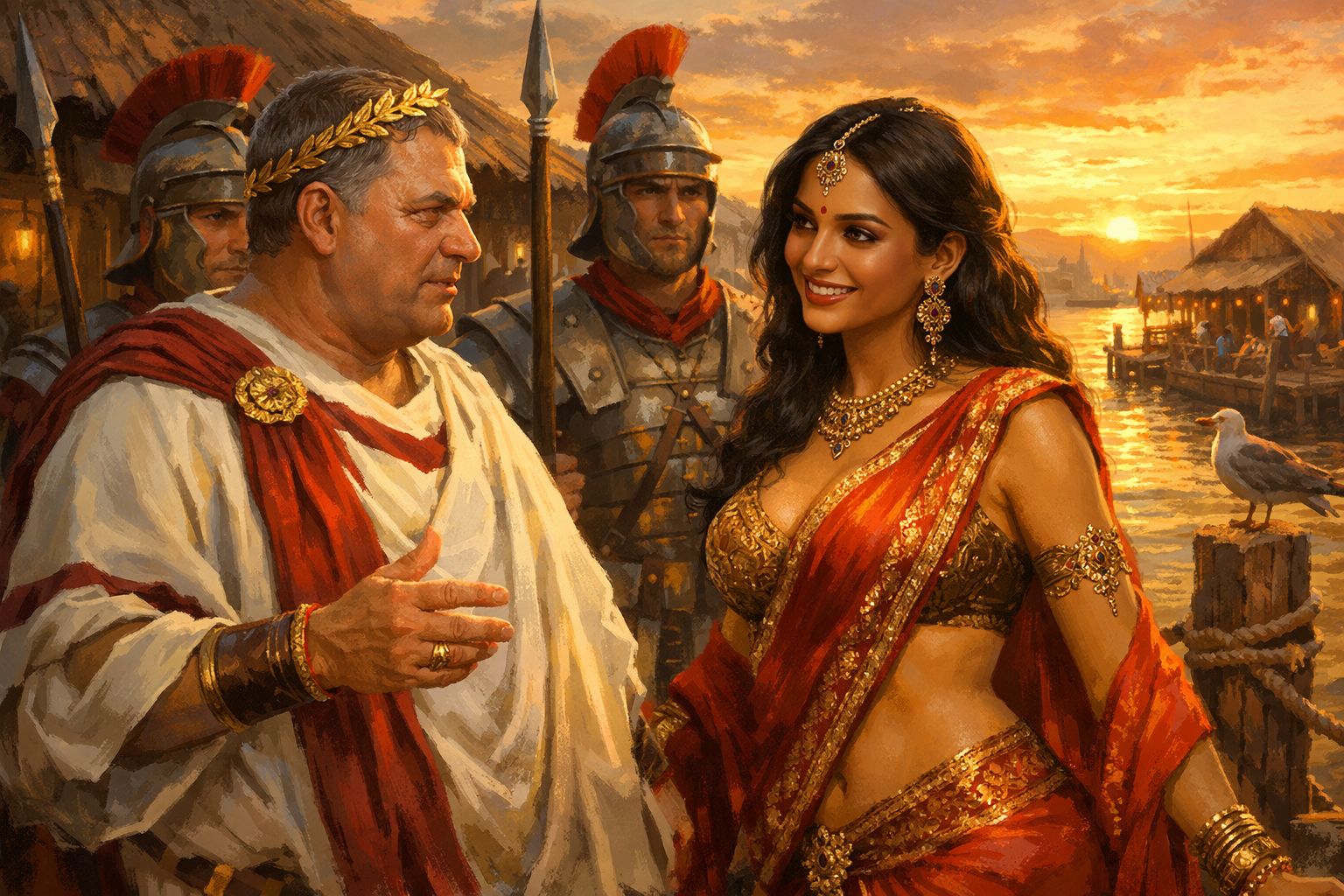 Ayesha trying her diplomatic charm on Volso