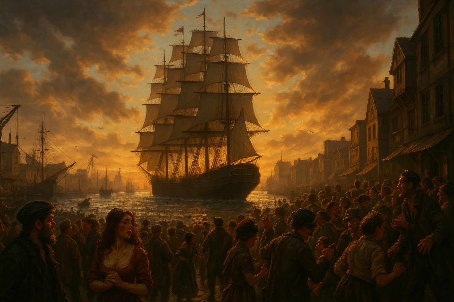 The Waverider leaving port for the first time