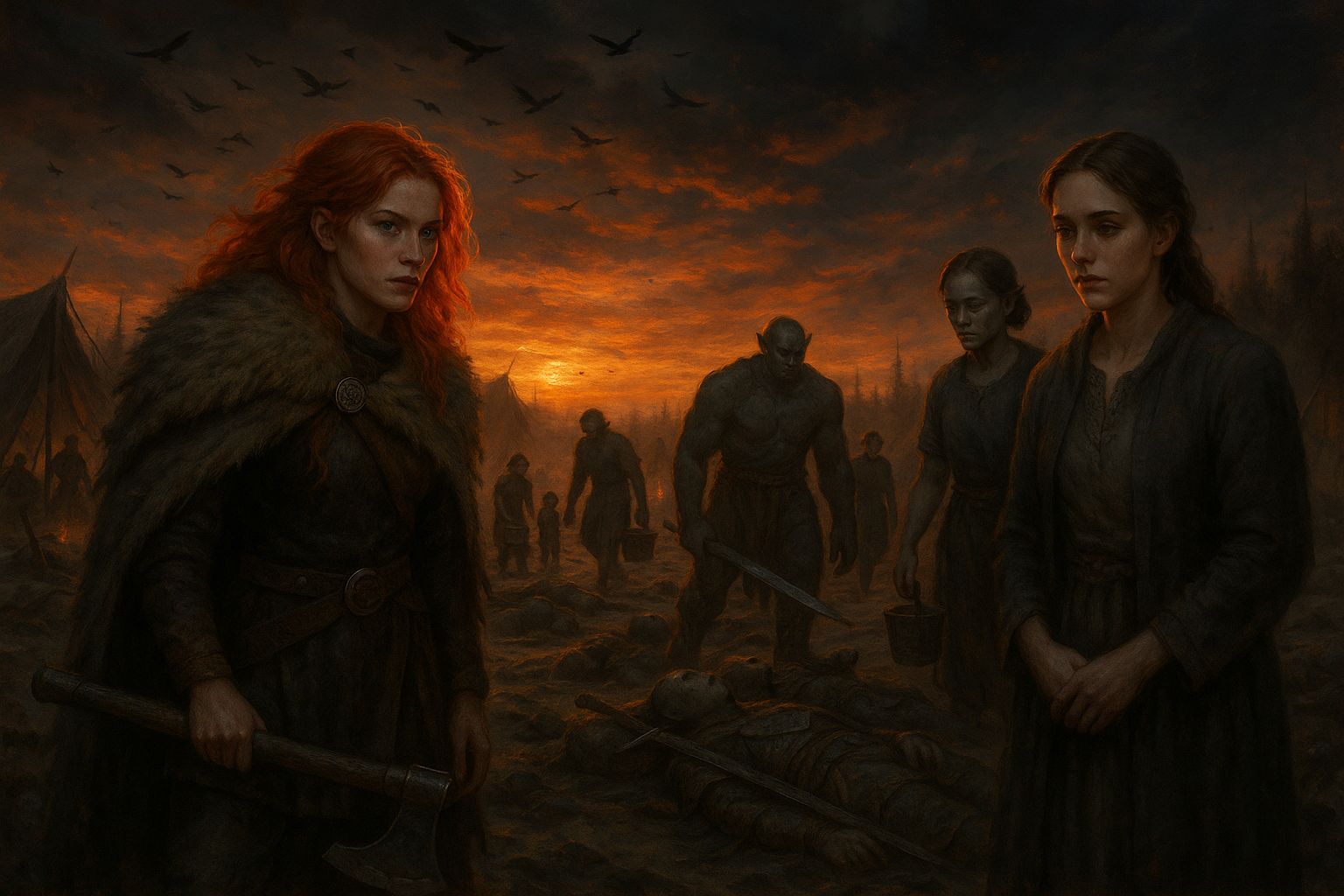 The aftermath of a raid