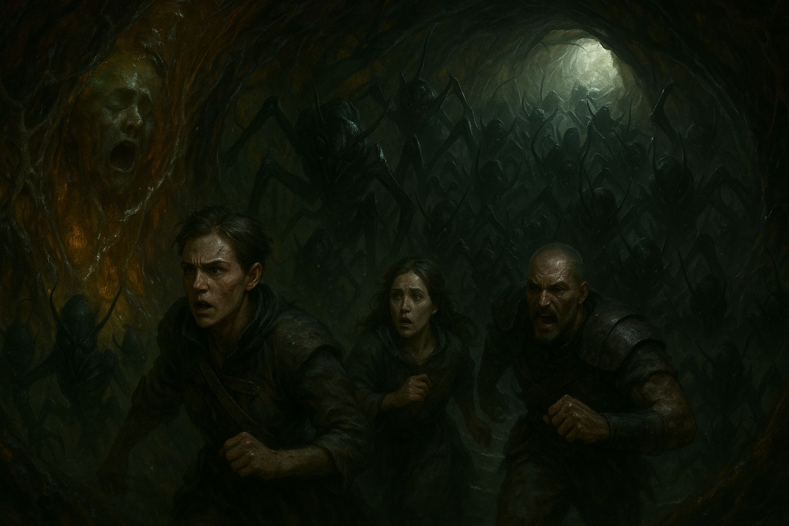 The desperate escape