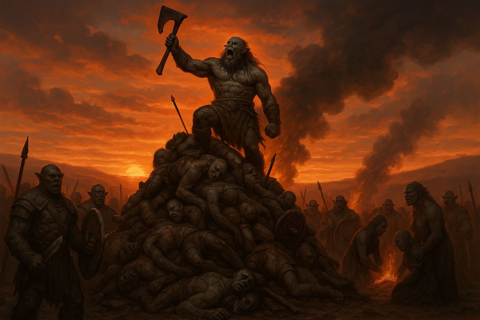 Orcish funeral