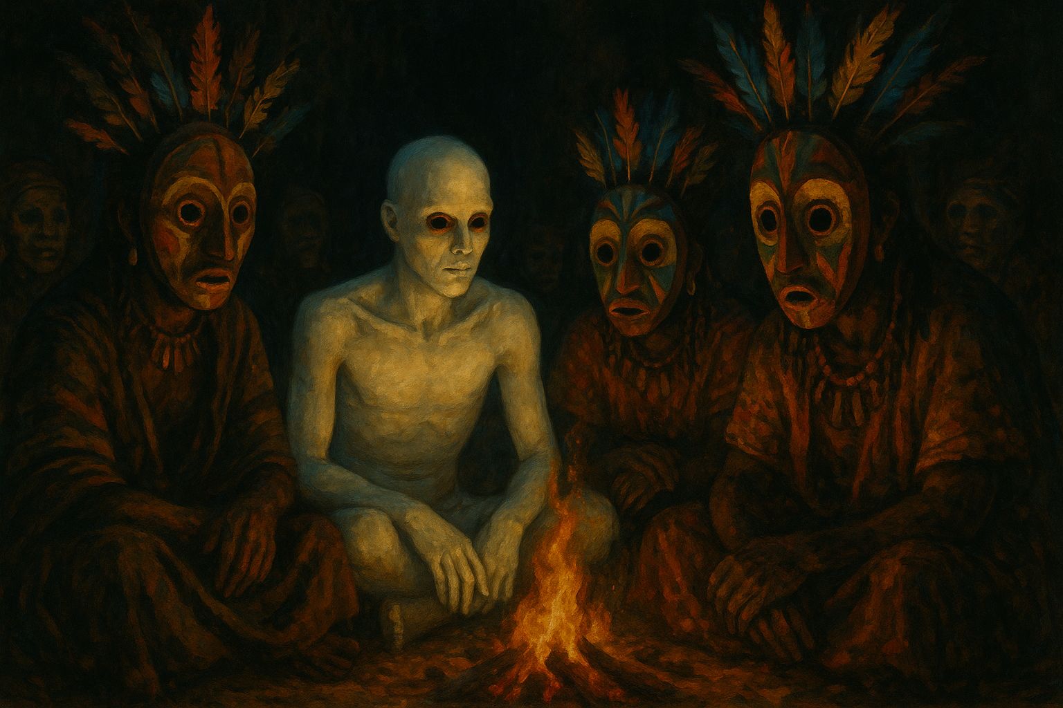 Changeling meeting with the N'gazama