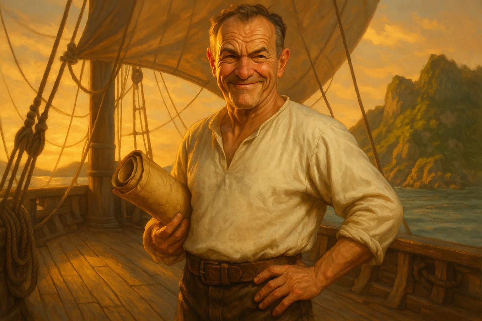 Pelonias, watching the horizon