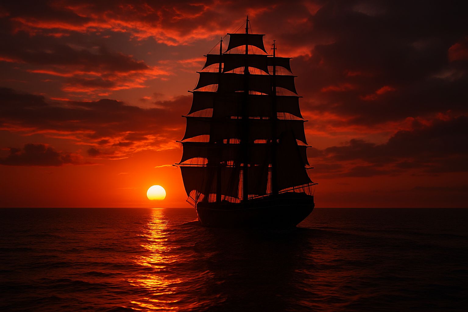 The Waverider, setting course for the horizon