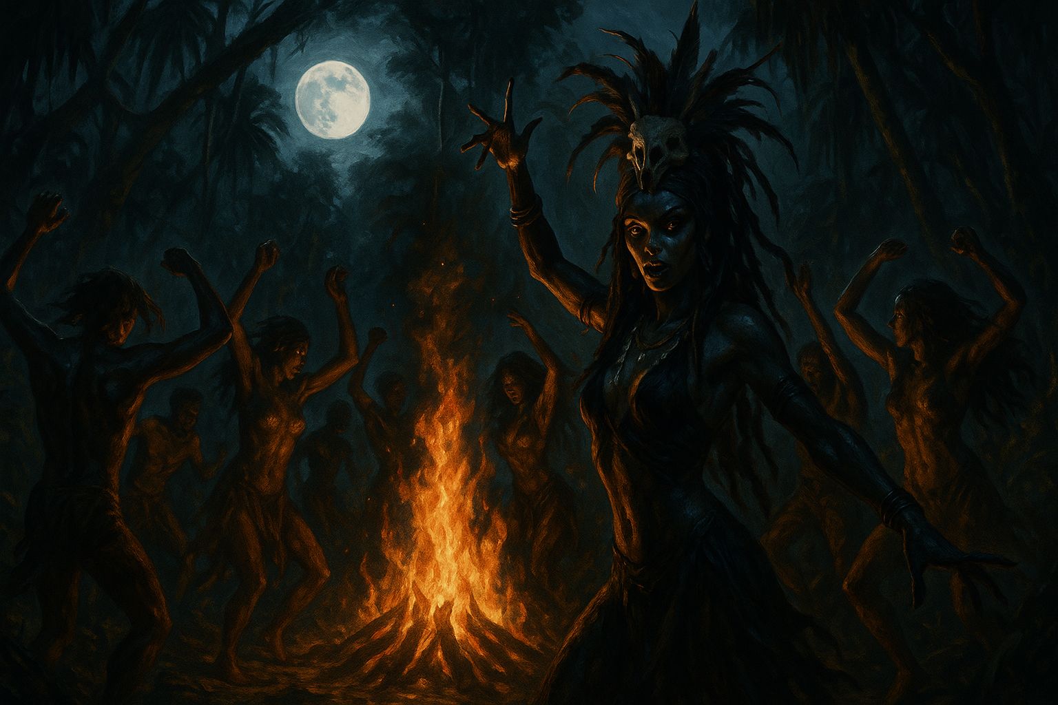 A ritual, led by a Zina
