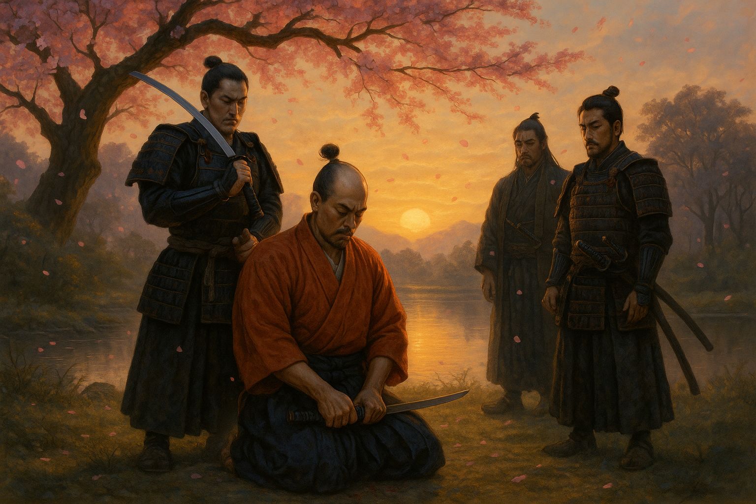 A warrior who has dishonored himself has the option to regain his honor by taking his own life