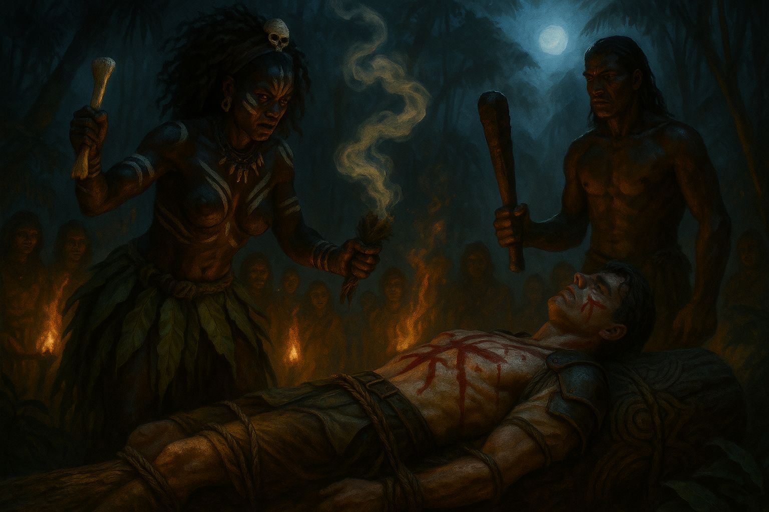 The spirit enslavement ritual