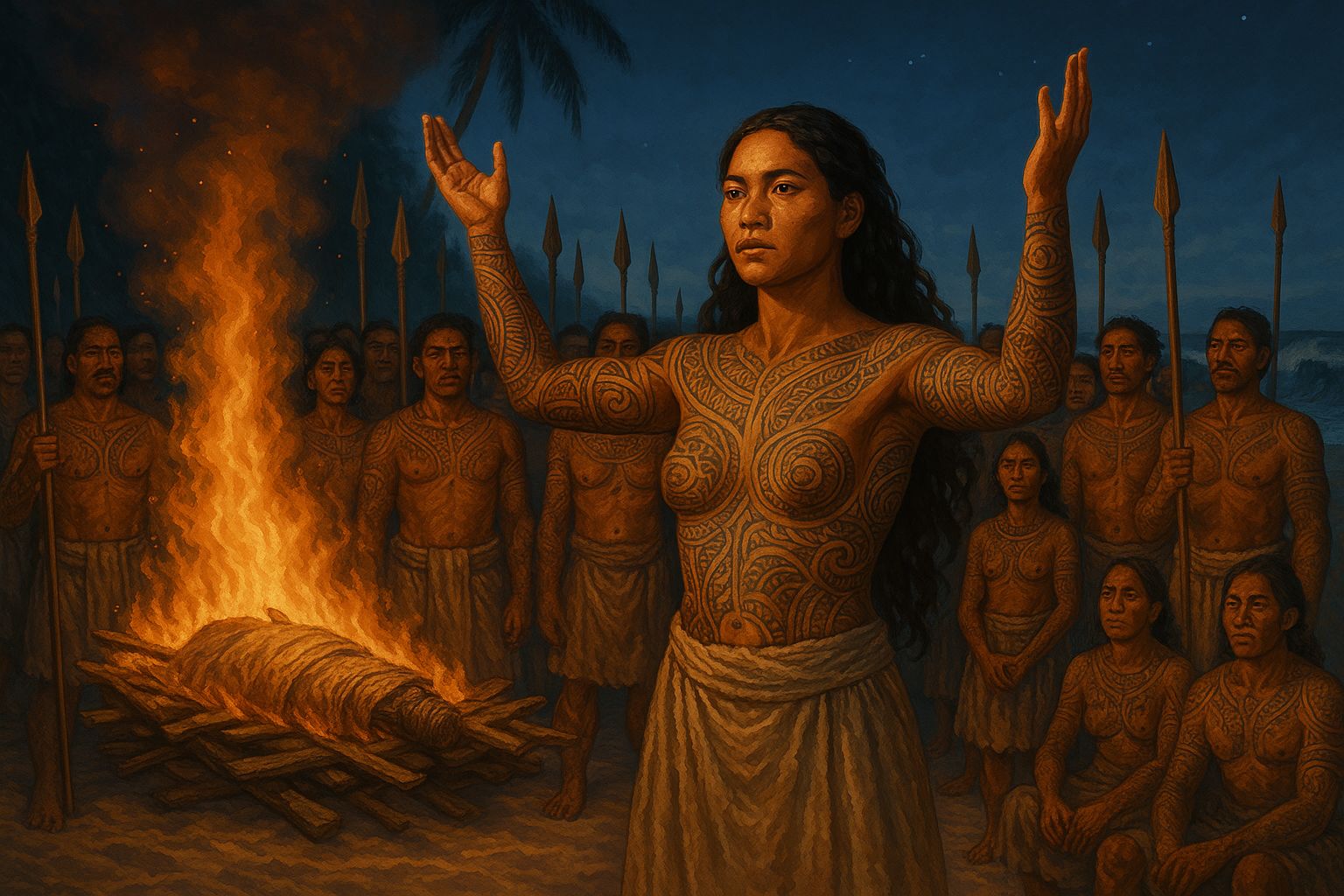 Proclaimed new chief by the village