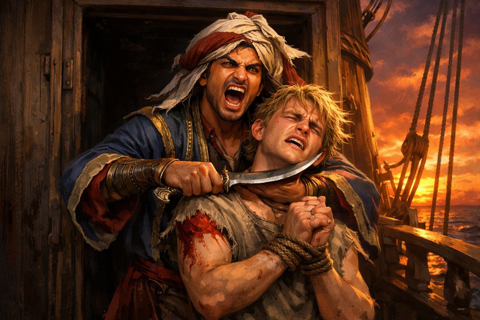 Using a hostage for leverage