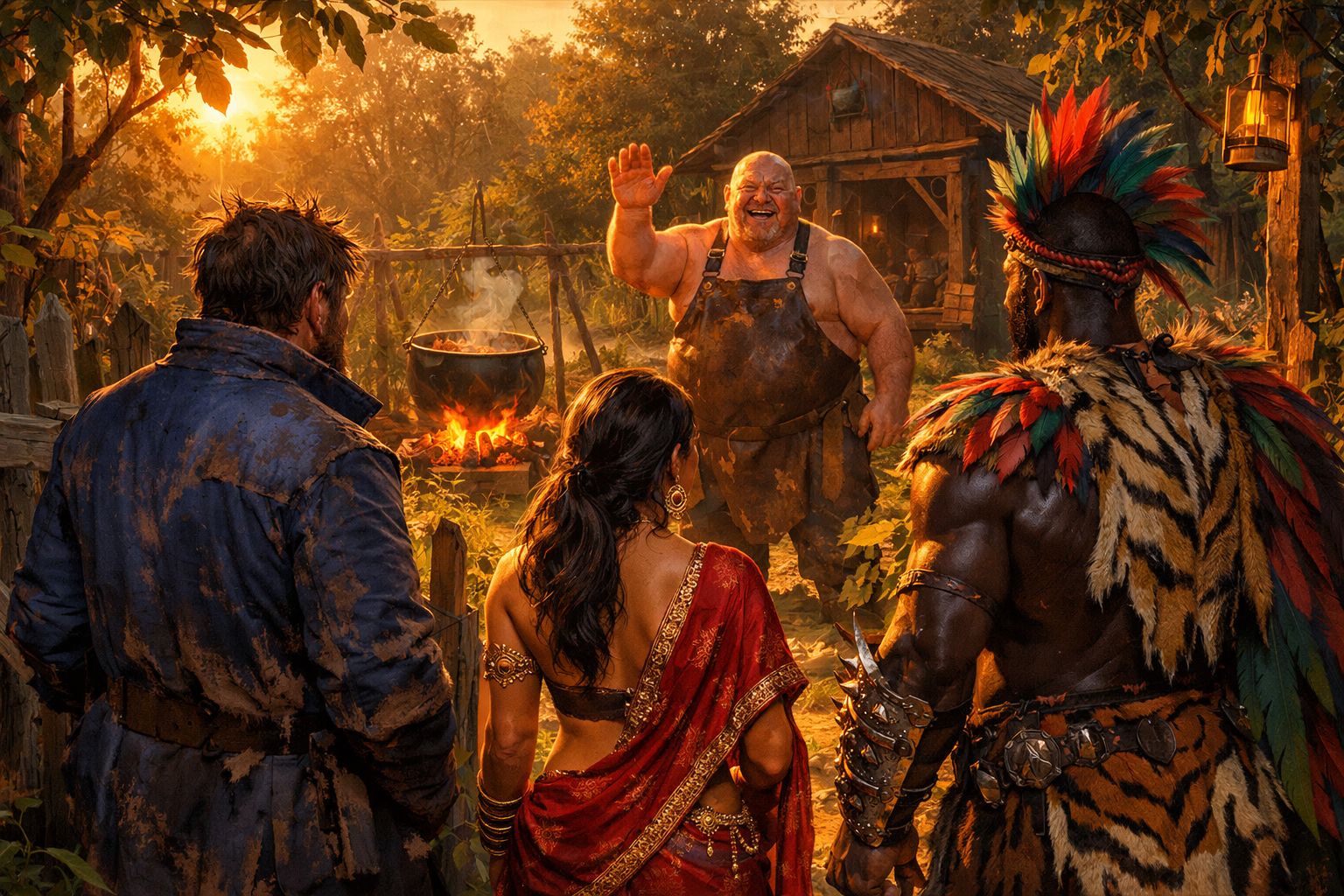 Bogsan in his garden