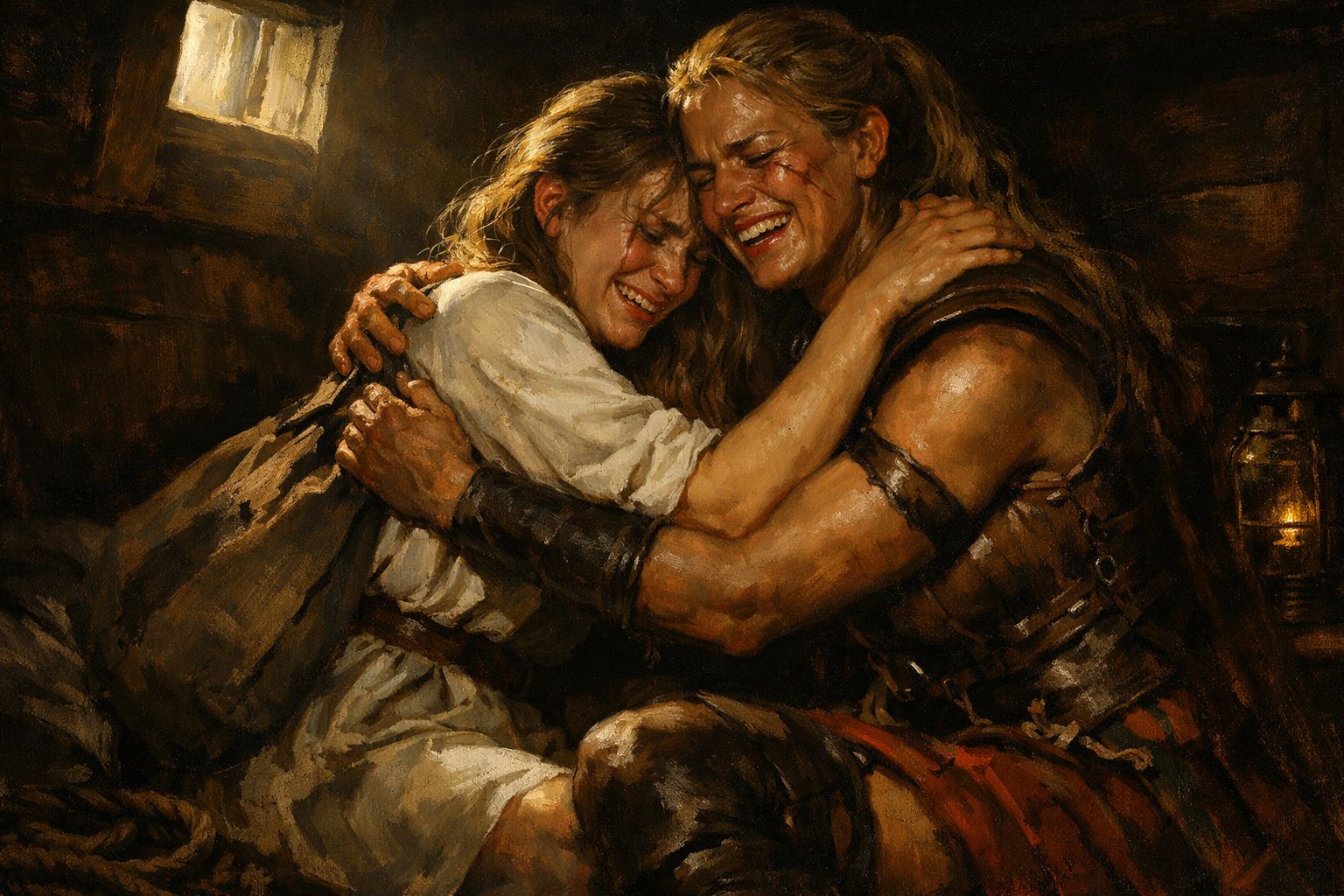 Laughing, crying and healing