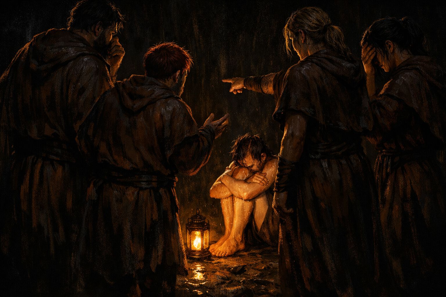 The accusation and confession