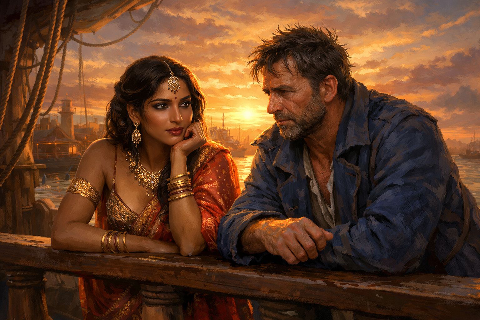 Discussing how to frame the picture