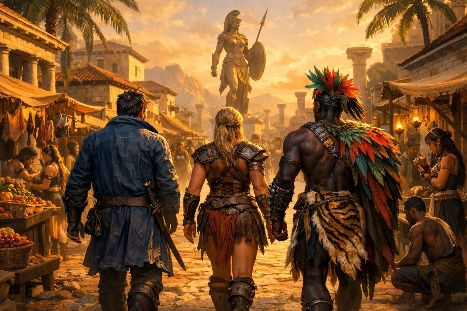 Walking through the streets of Kethyris