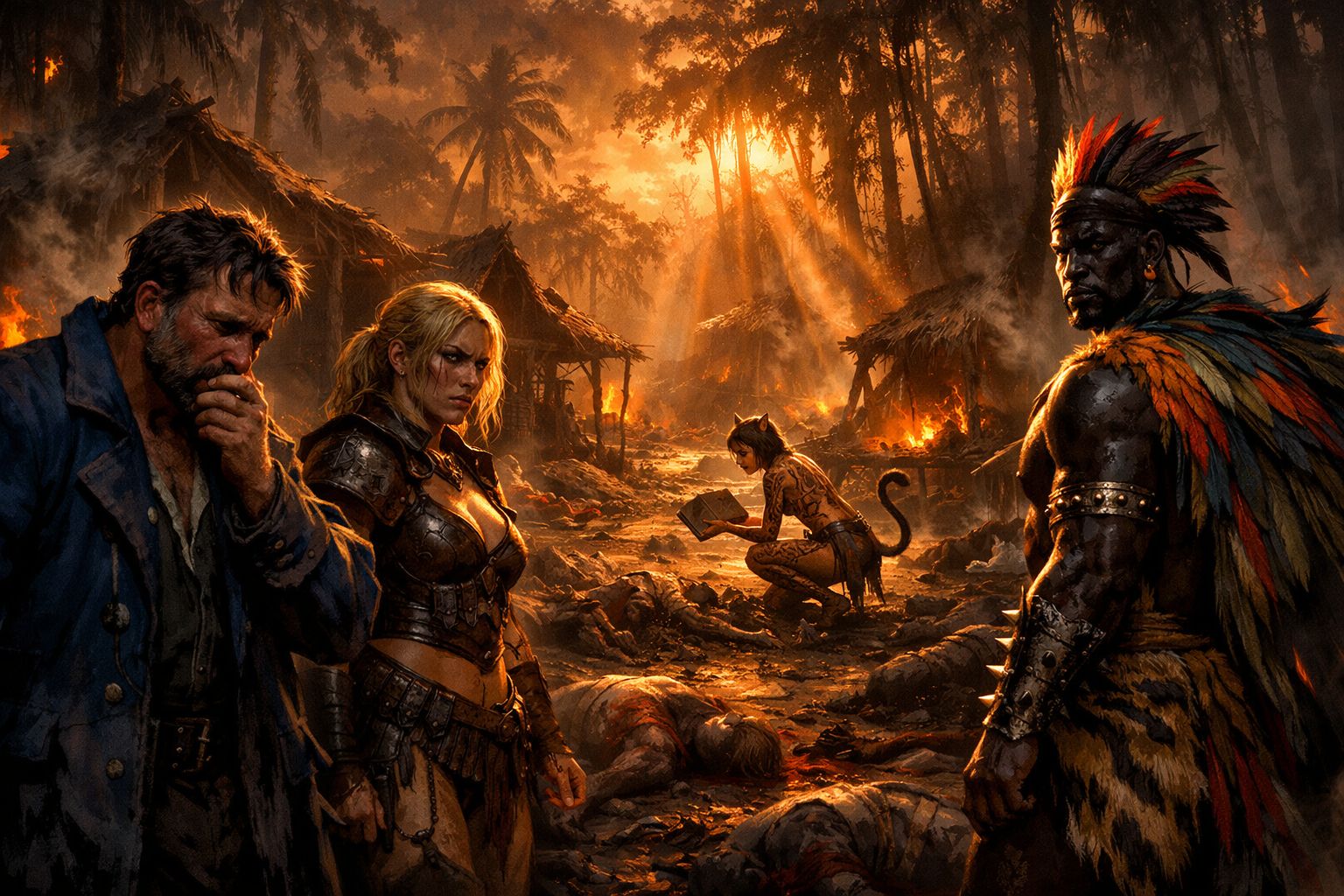 Finding the book among the carnage