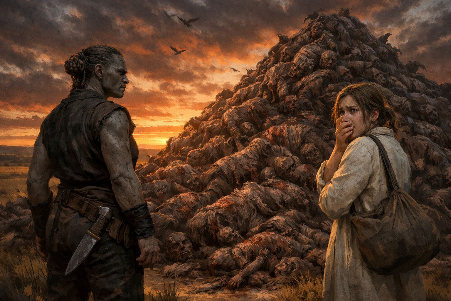 The River Bone camp, or what remains of it