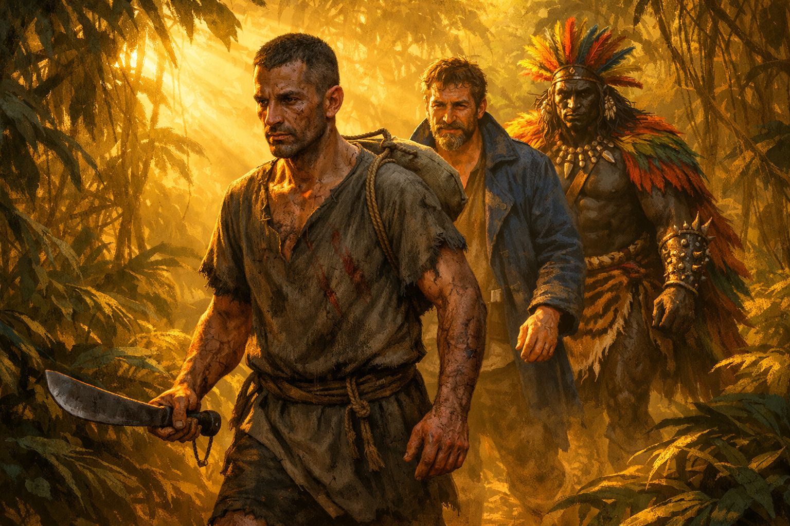 Halvek guiding the crew