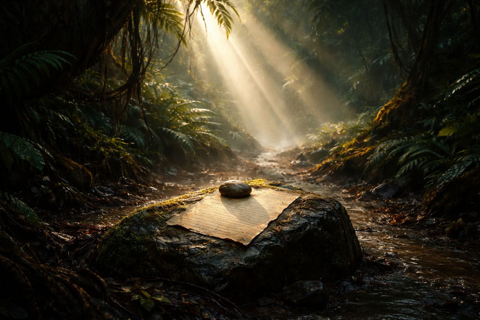 The mysterious message