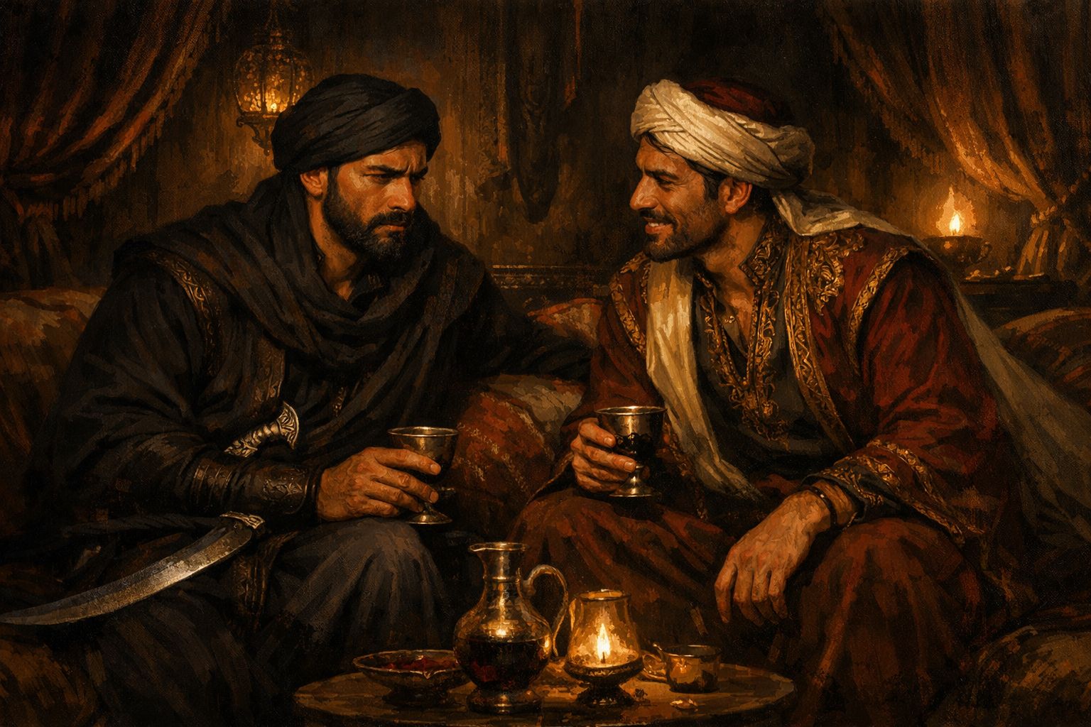 Discussing old times