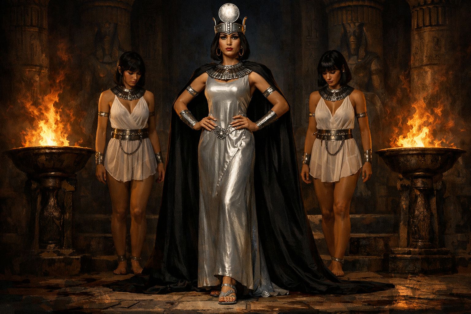 Ka-Iah, the Moon-Goddess Queen and daughter-wife of Ka-Ra, the Sun-God King and the living Pharaoh