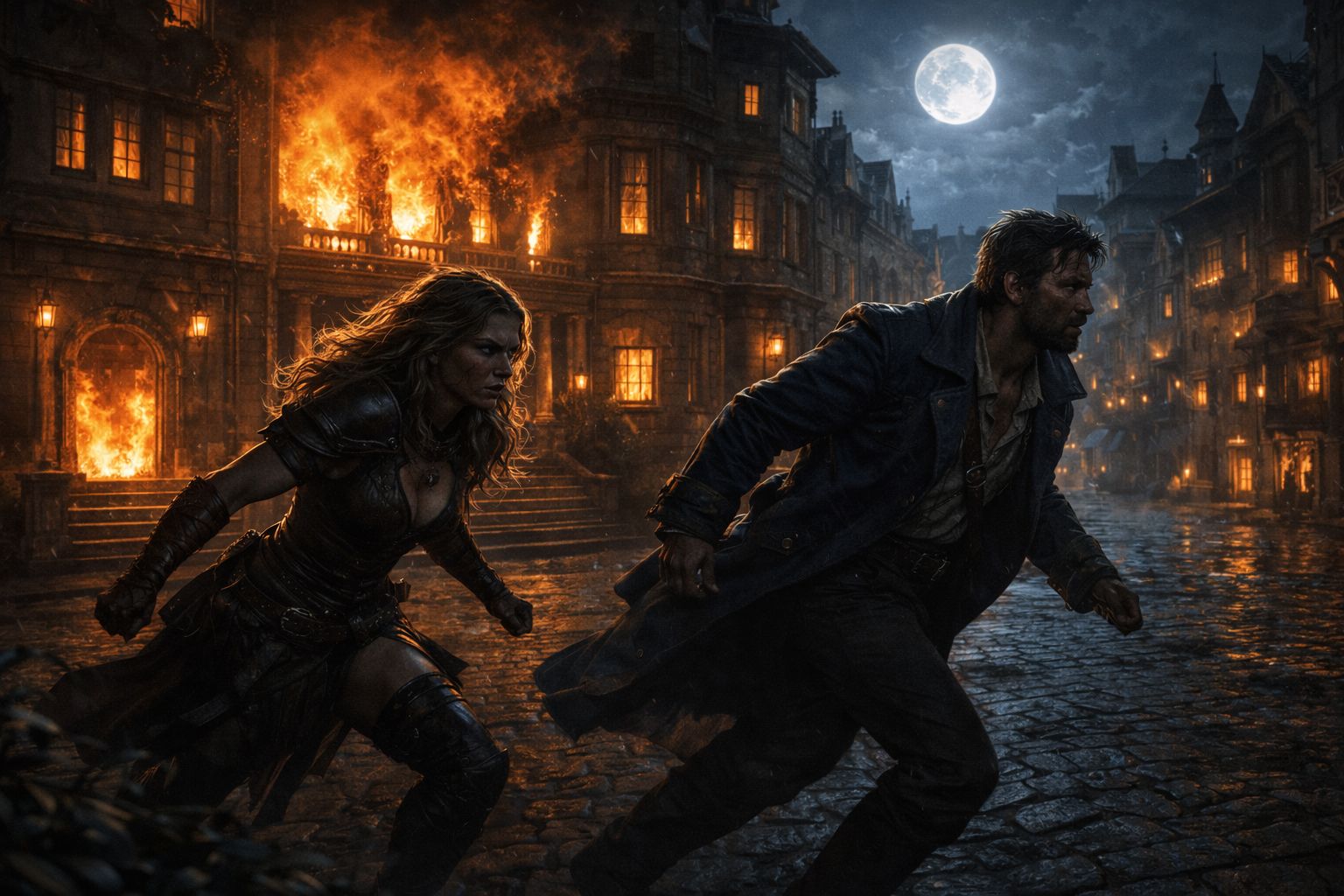 Burning the town