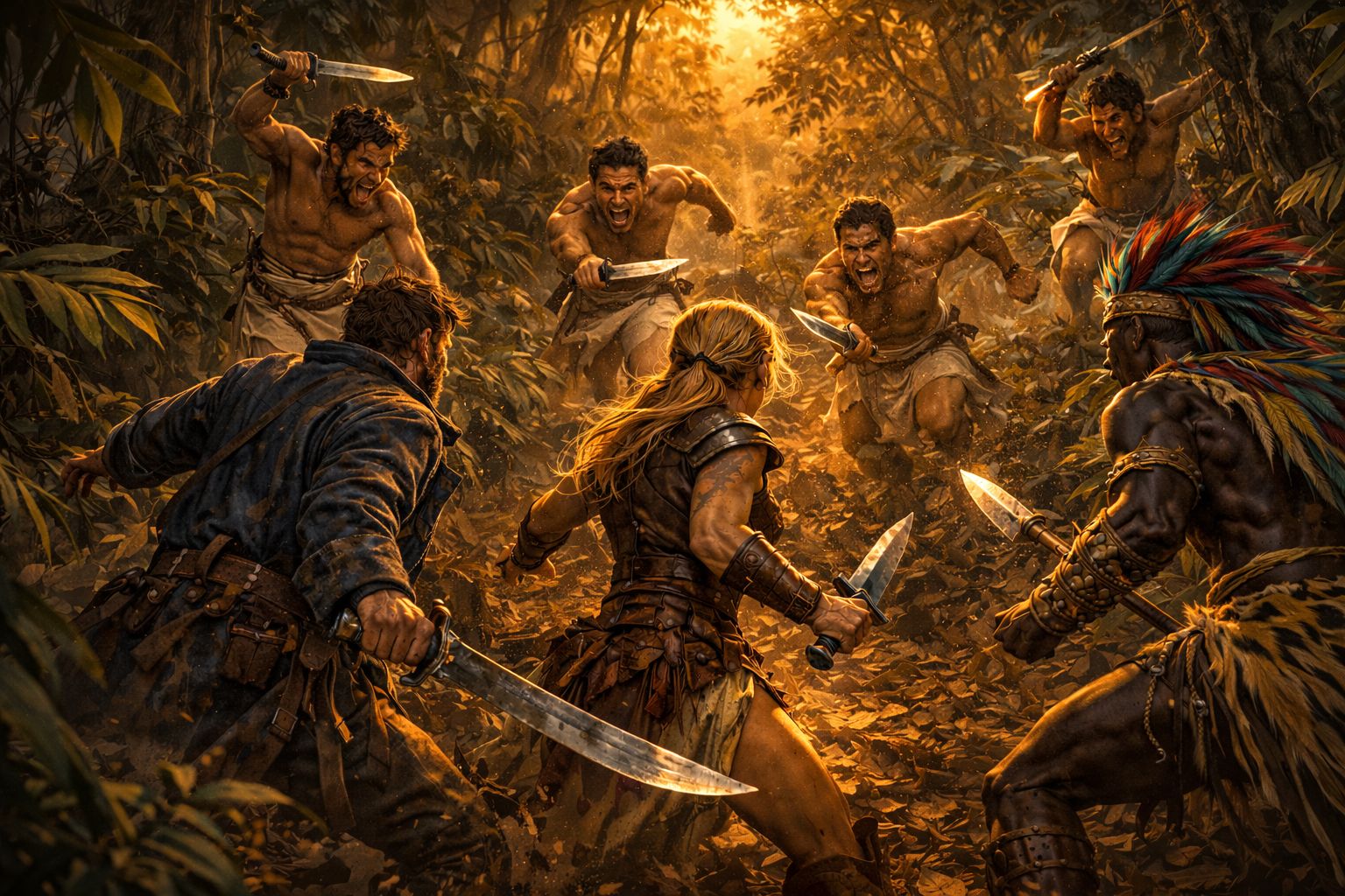 An ambush in the jungle