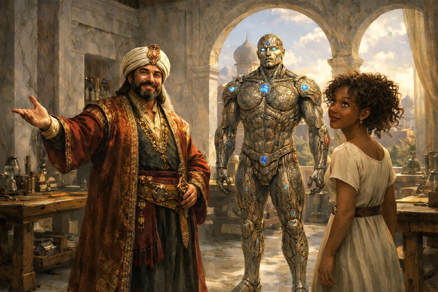 Nera, Sayd and the golem