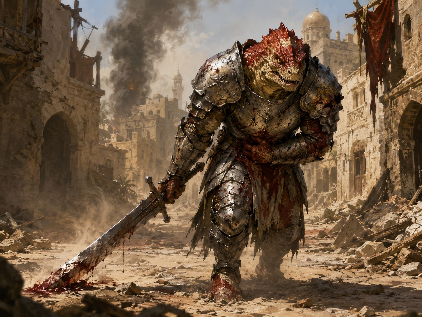 Krazh trying to get to the next battle