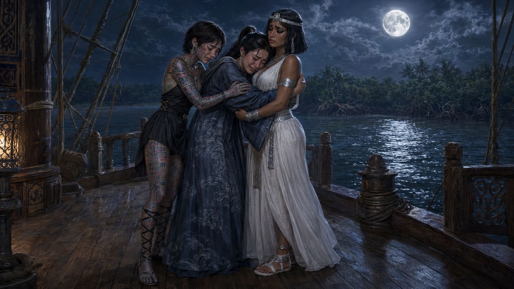 Crying together