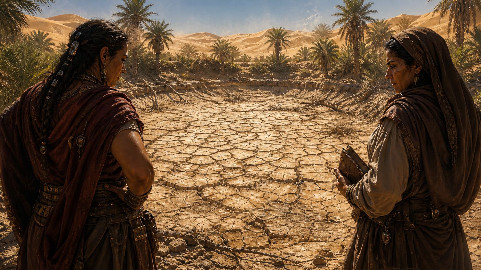 The dry oasis