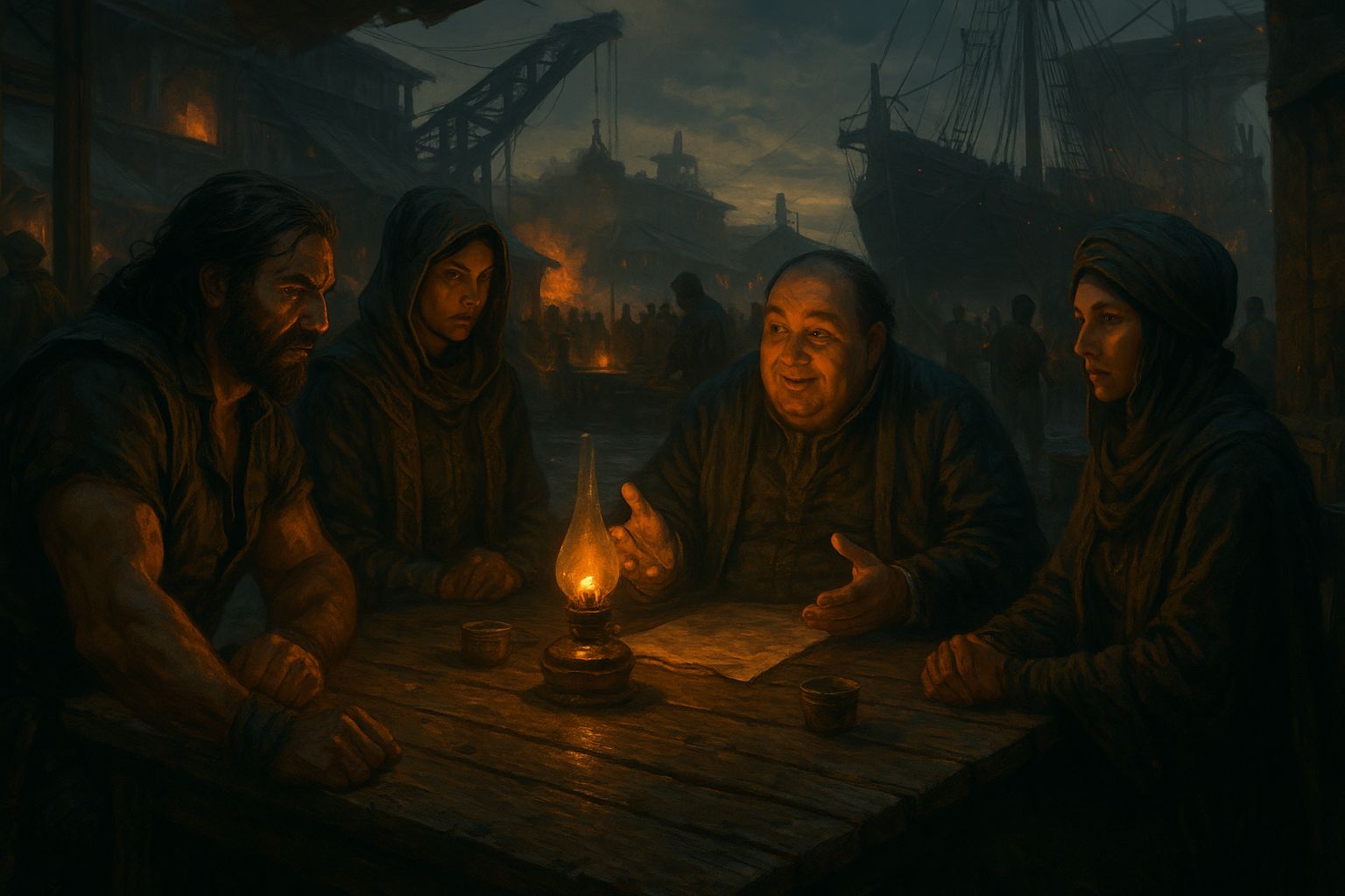 Severin showing his diplomatic skills