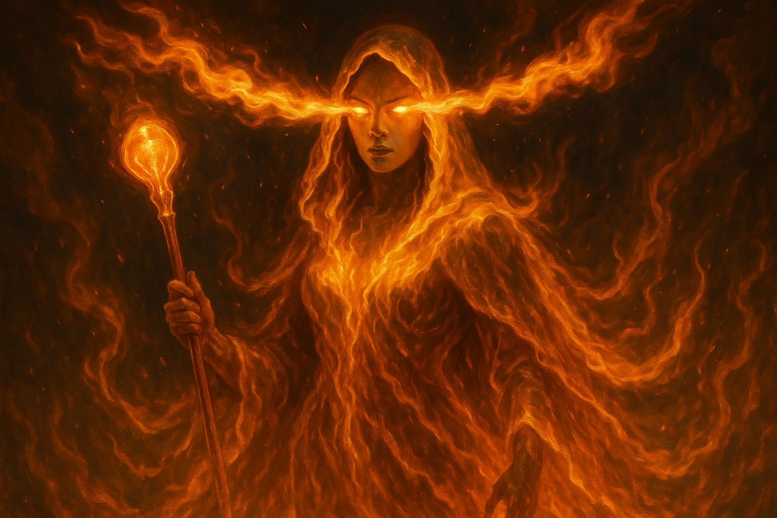 Ahama, the Lady of Flame