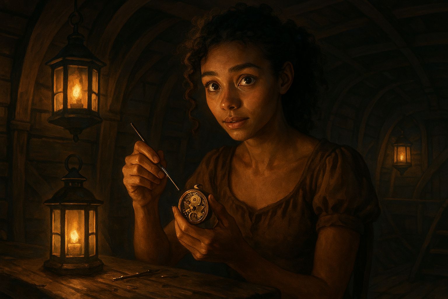 Tinkering with the inner workings of a timepiece