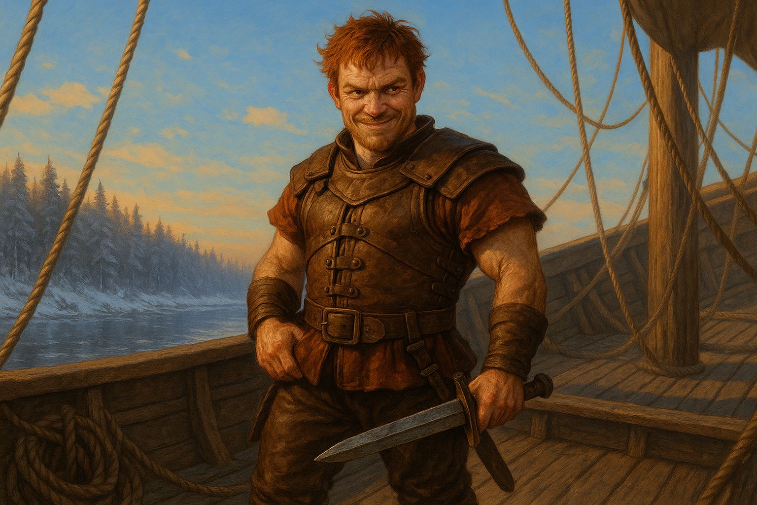 Skarnulf ready for sparring