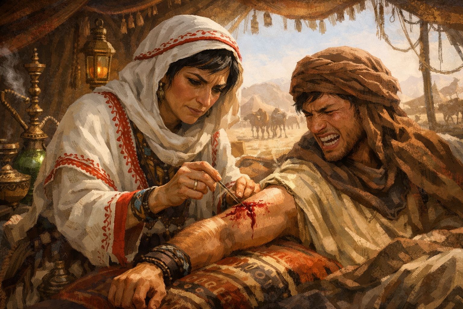 Mira Bone-Needle, Healer and Midwife