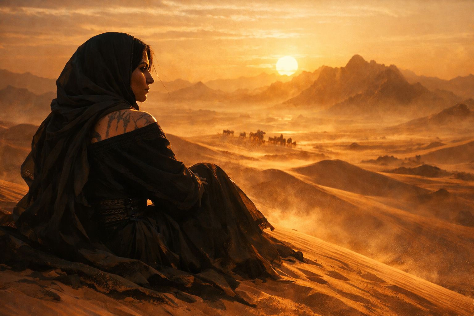 Farah Ash-Marked, Widow of the Dunes