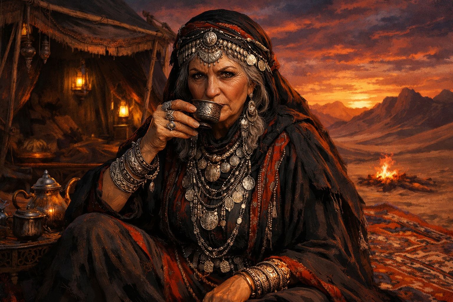 Parvin Salt-Hair, Elder Aunt