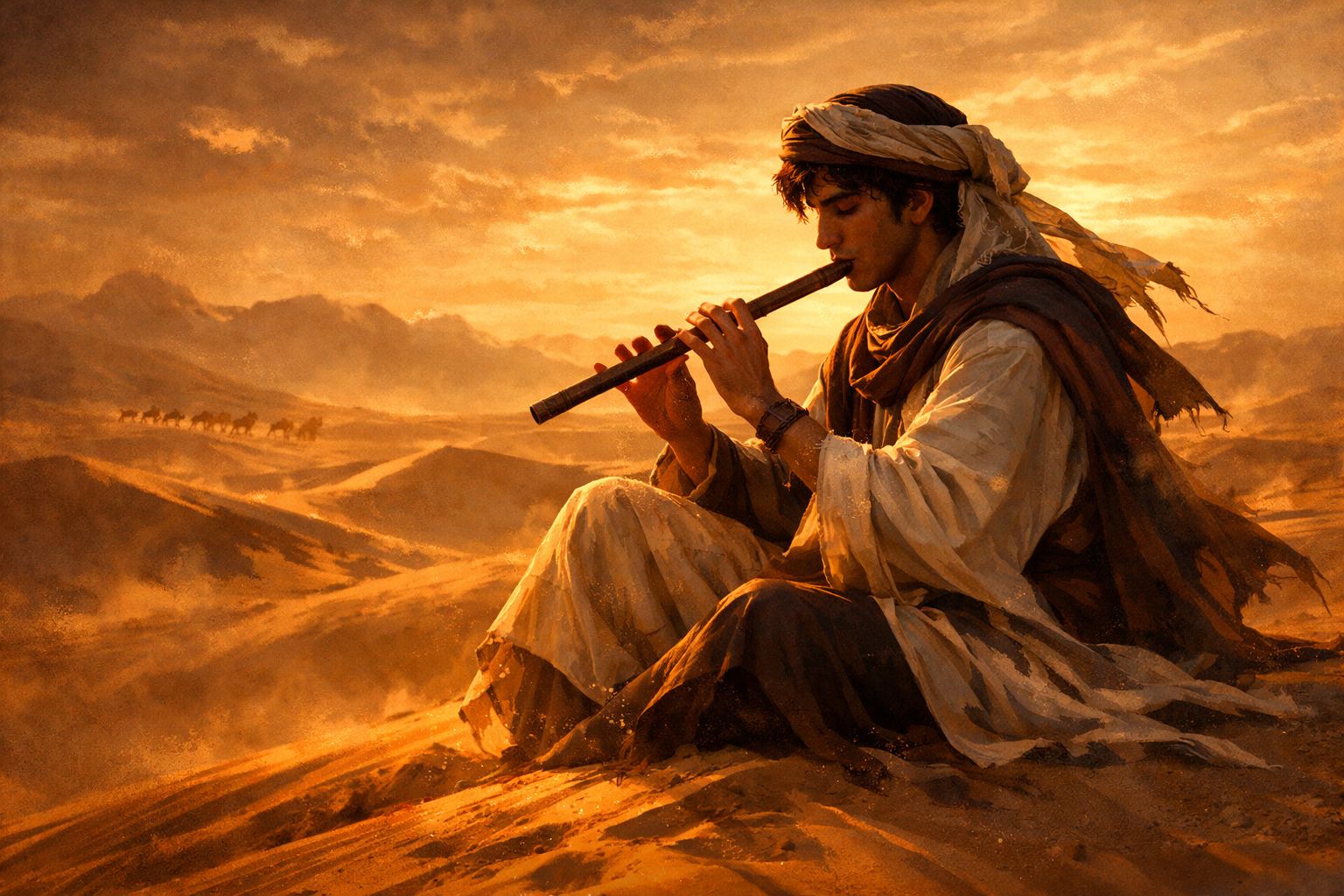 Yusef Hollow-Reed, Flute Player