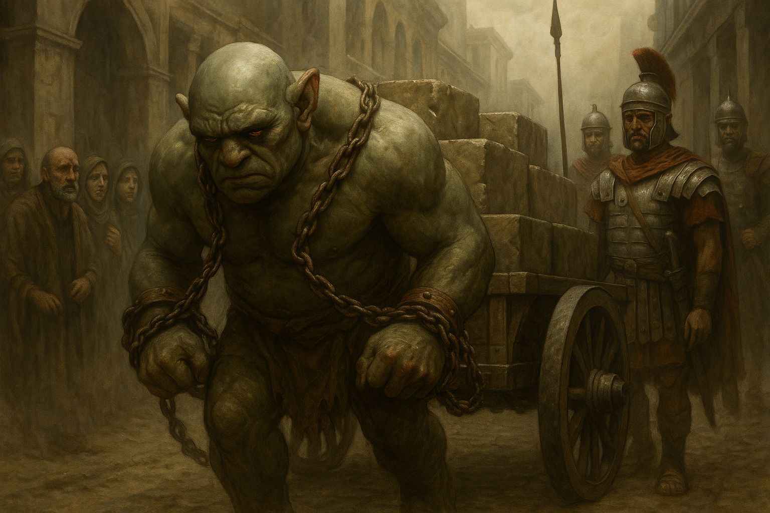 Enslaved ogre in the Empire