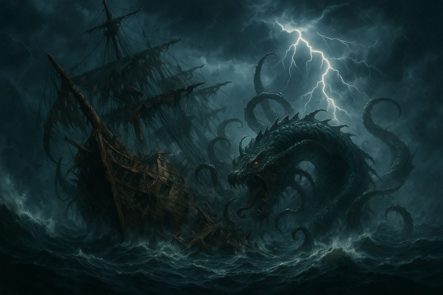 One can only see the surface, not what lurks beneath