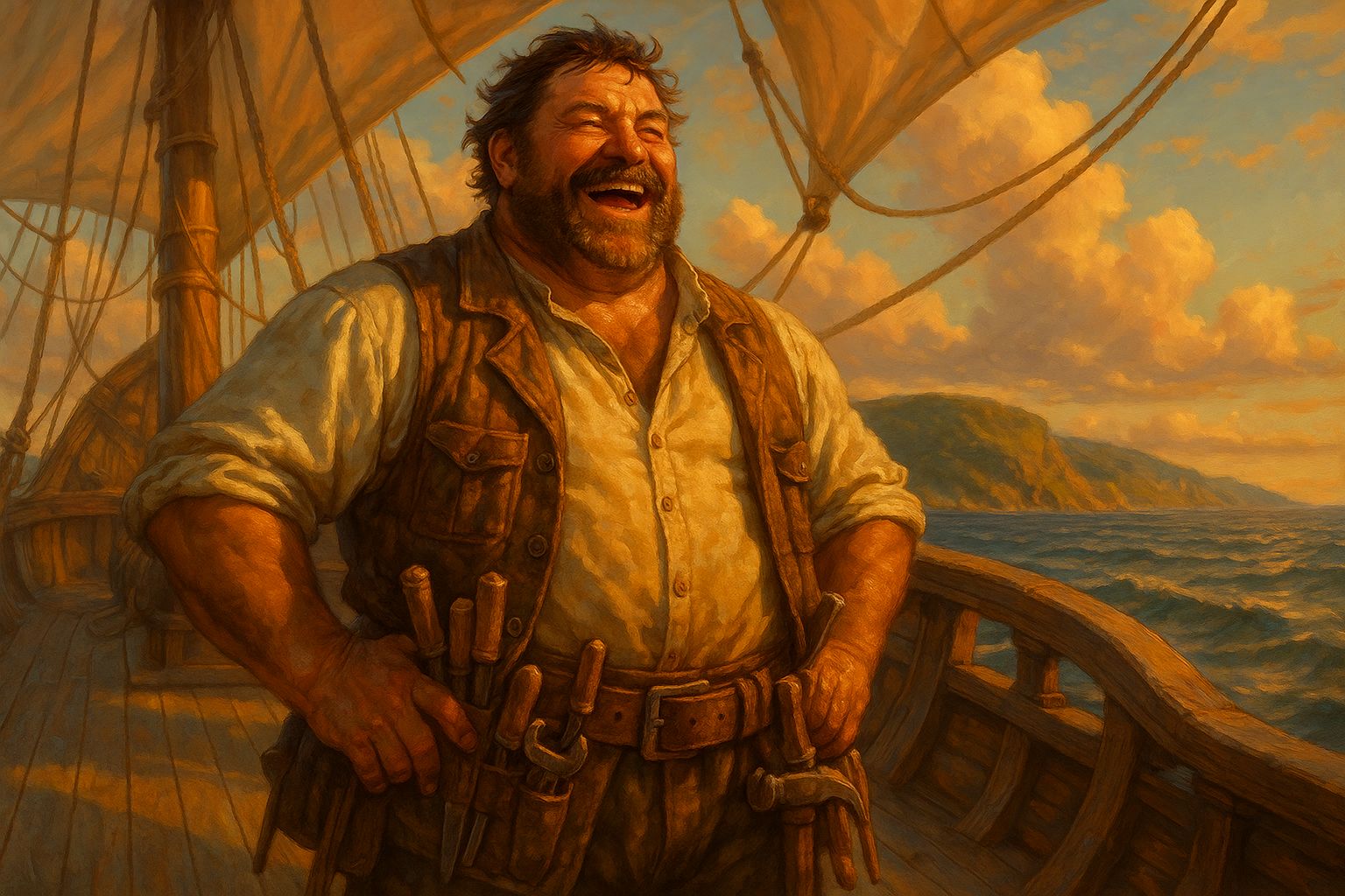 Galenor, enjoying his creation