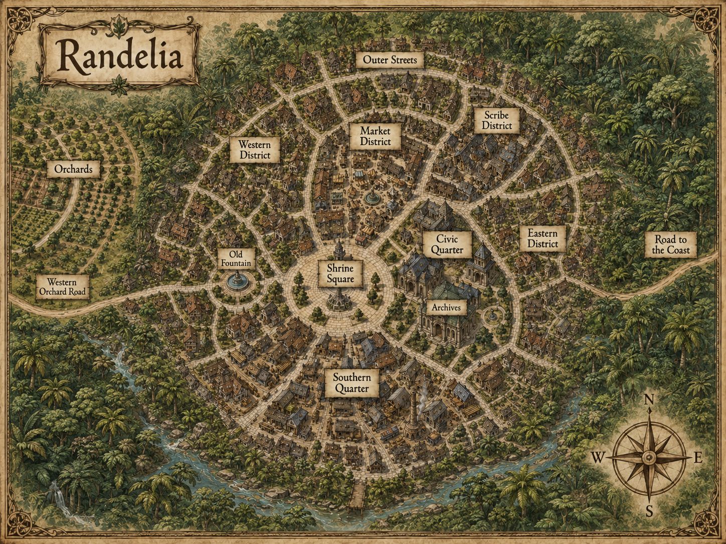 Randelia map