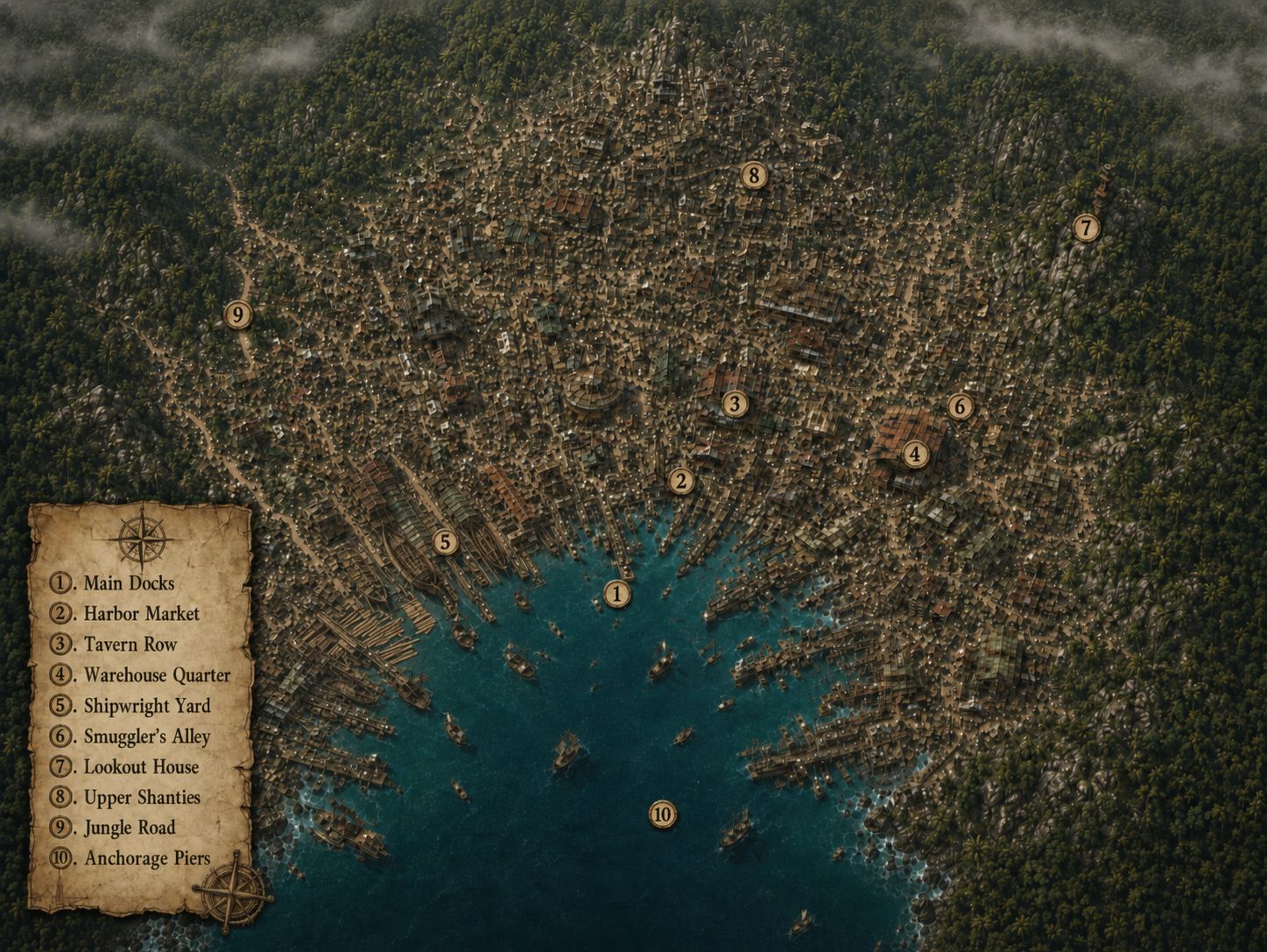 Map of Goldgate
