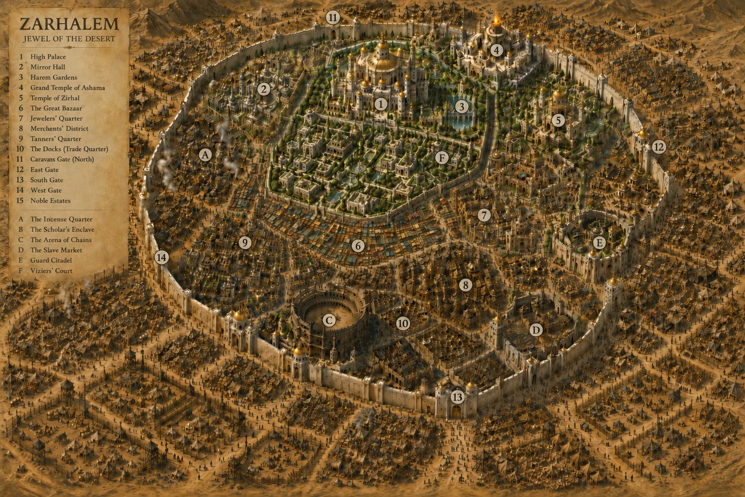 Zarhalem map