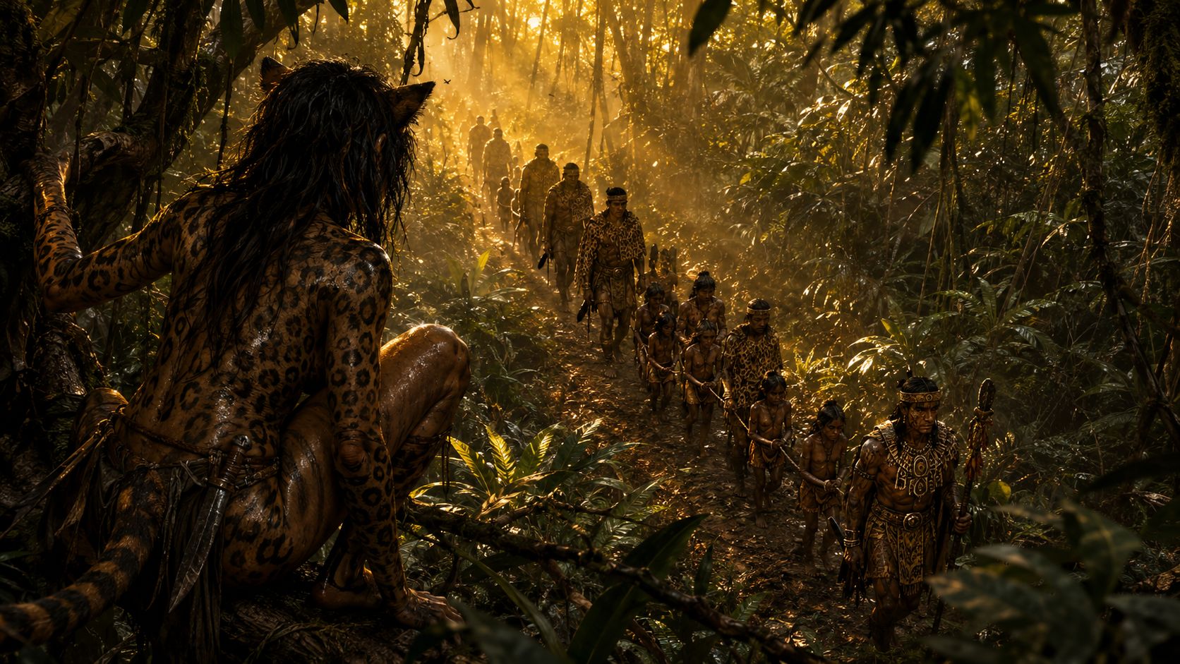 Ileena scouting out the hunting party